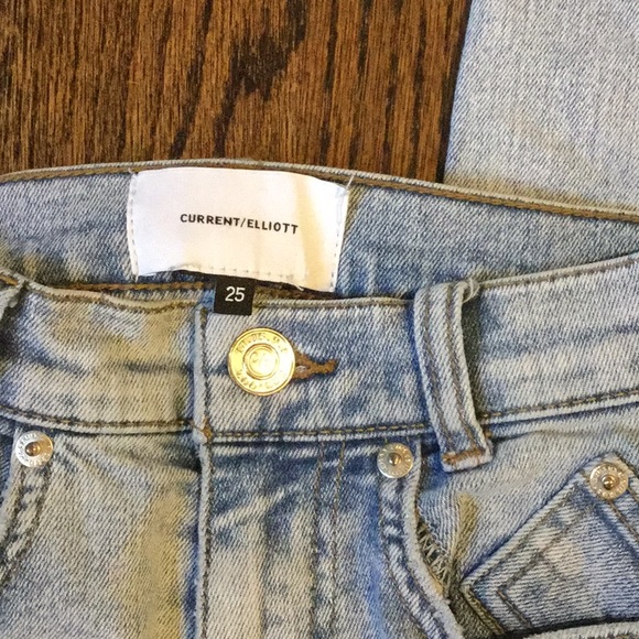 CURRENT/ELLIOTT POCKET HIGH WAIST STILETTO Jean 25 - Picture 6 of 8